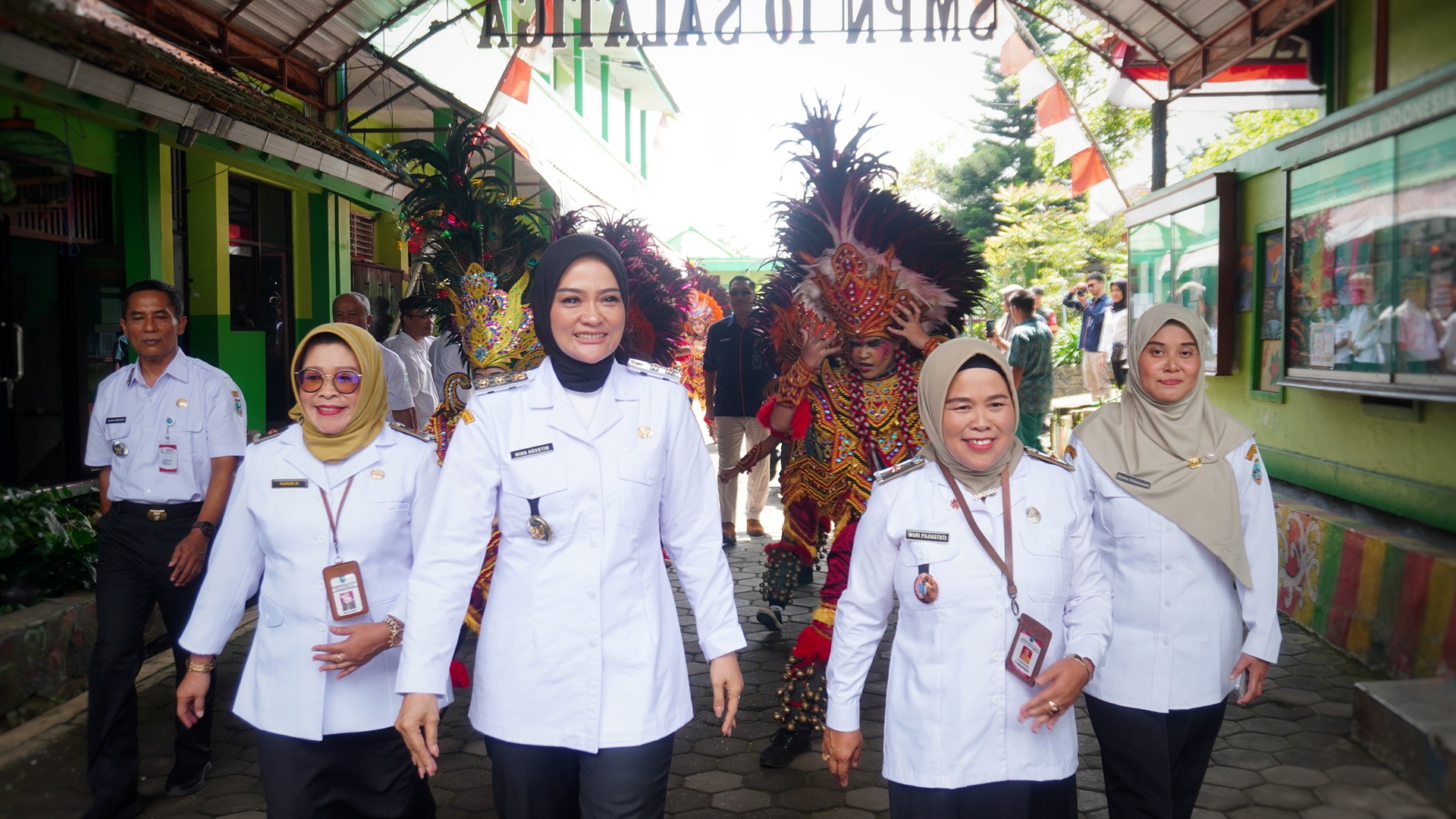 WAKIL WALI KOTA SALATIGA KUNJUNGI SMP NEGERI 10 SALATIGA